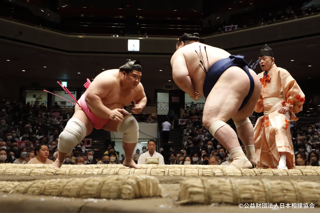 Sumo様　3点セット Tokyo Grand Sumo Tournament A Class Chair Seat & Sumo Experience
