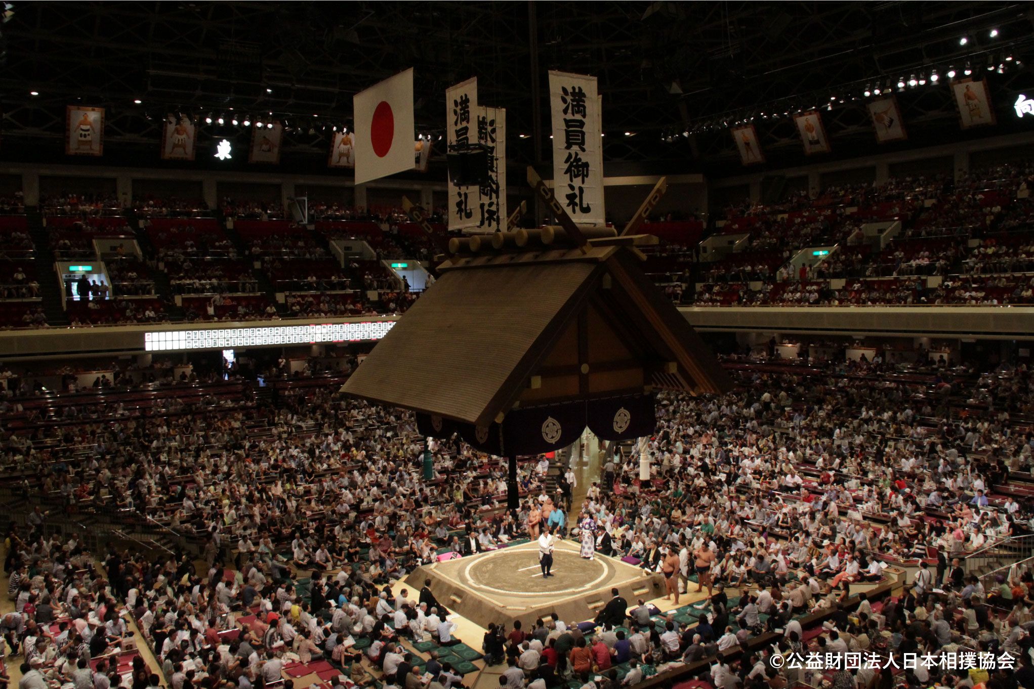 Tokyo Grand Sumo Tournament A Class Chair Seat & Sumo Experience with Lunch