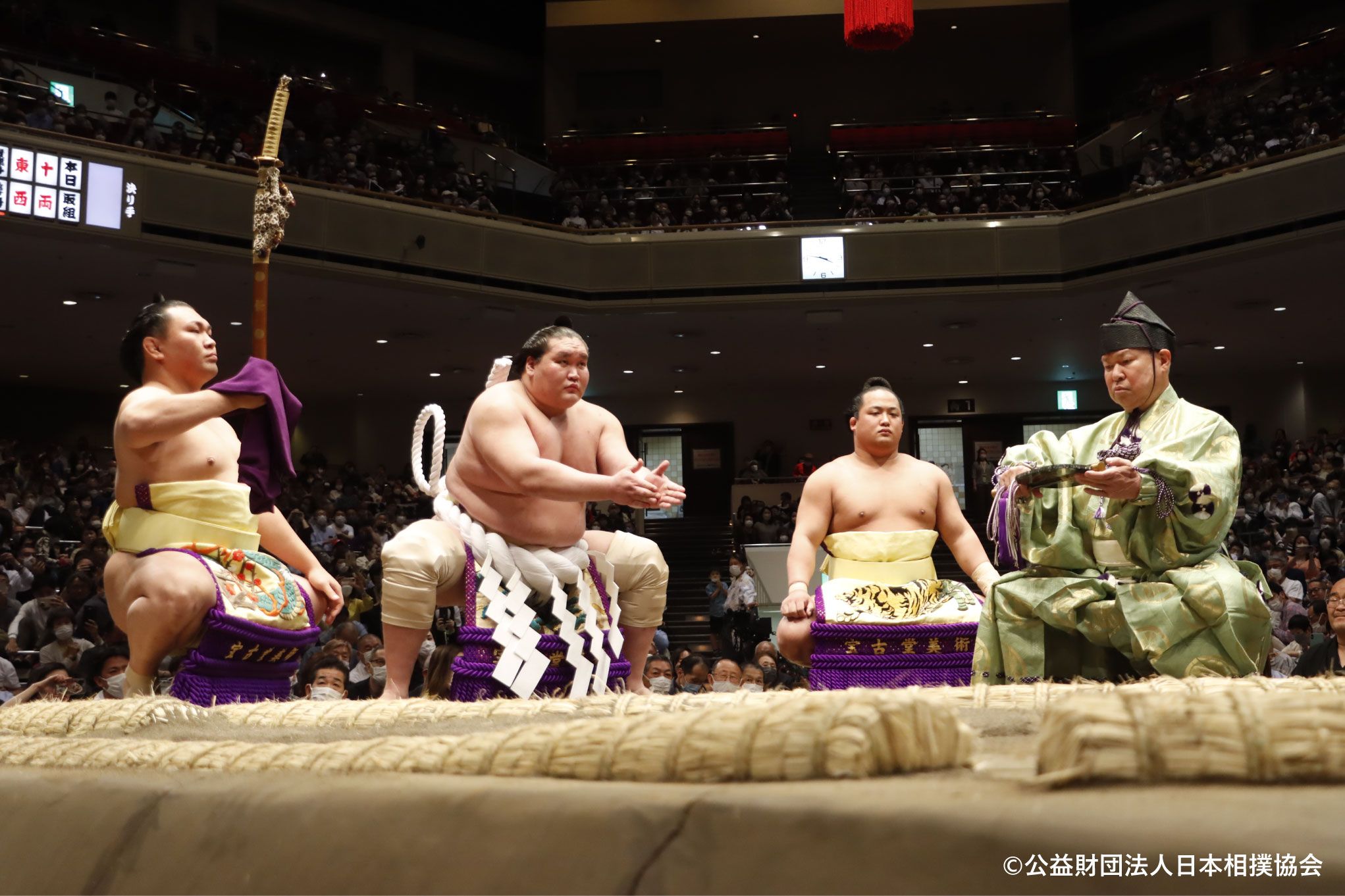 Tokyo Grand Sumo Tournament A Class Chair Seat & Sumo Experience with Lunch