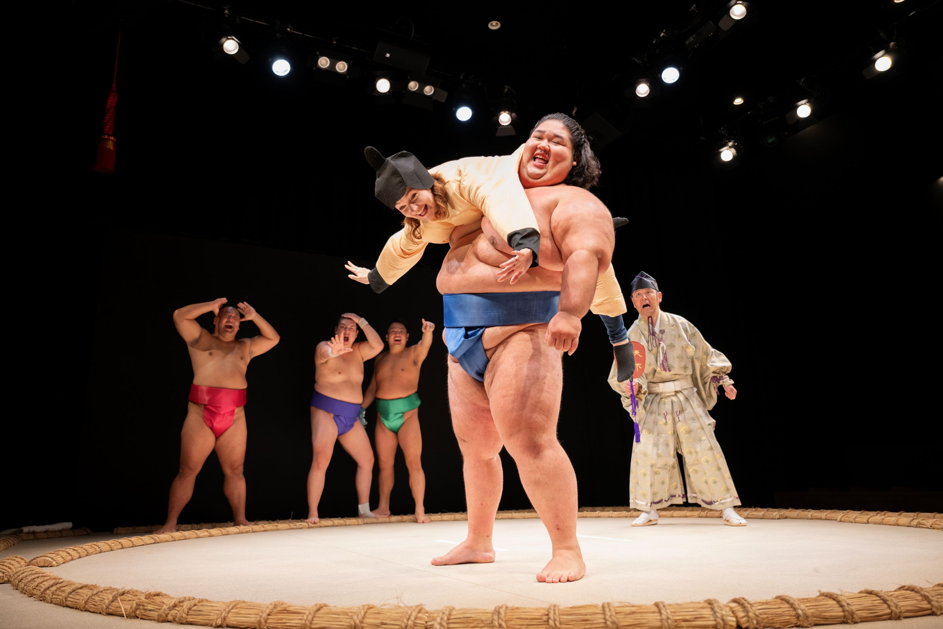 THE SUMO LIVE RESTAURANT HIRAKUZA GINZA TOKYO: Sumo Show with Meal Plan