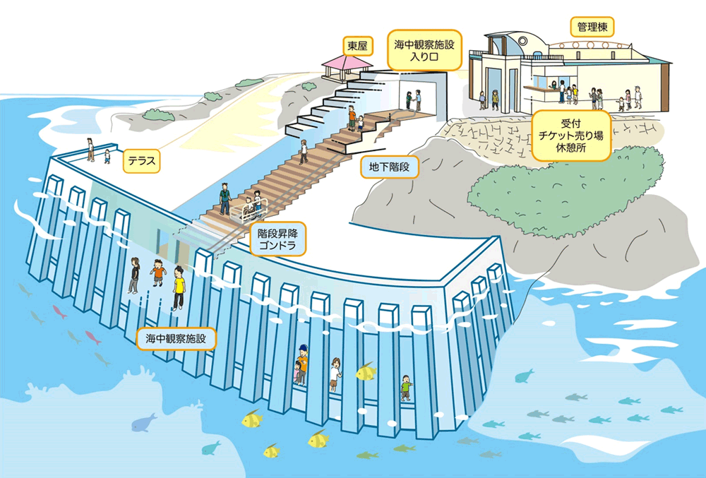 気軽に海中さんぽ♪宮古島海中公園　入園券