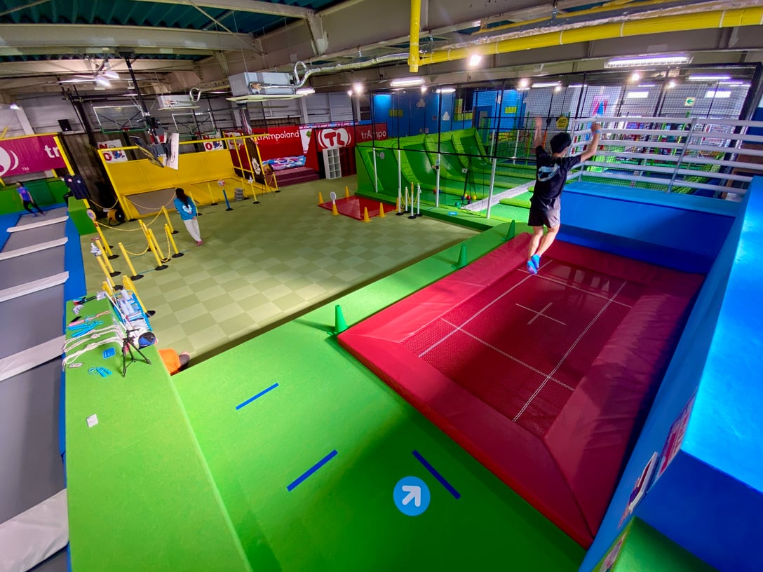 埼玉 新座市 トランポリン・パーク トランポランド （trAmpoland