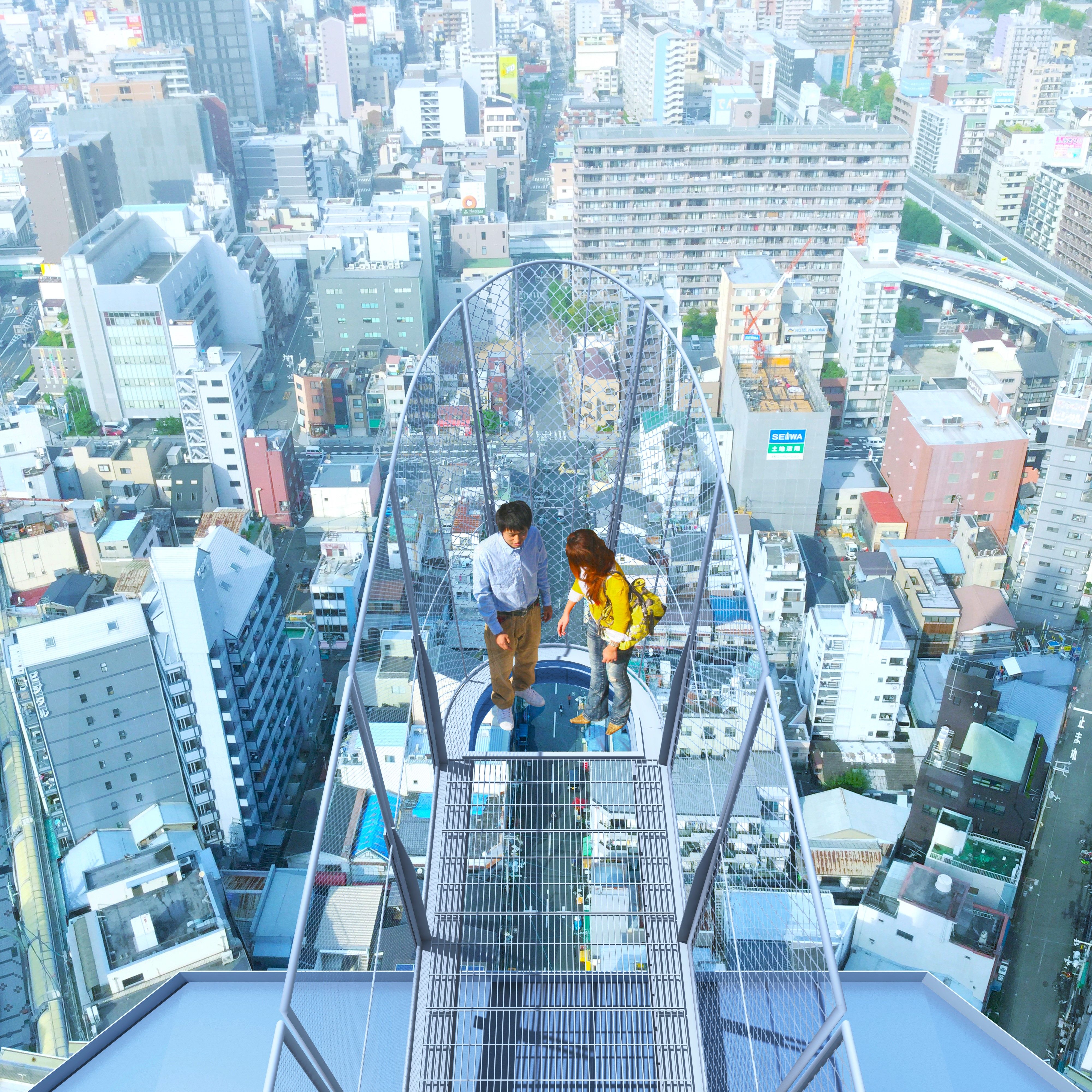 Tsutenkaku Special Outdoor Observation Deck (94.5m) – “Tenbo Paradise + TIP THE TSUTENKAKU”